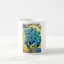 Caneca de café dos grafites