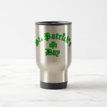 Caneca de café irlandês feliz do Dia de São Patríc