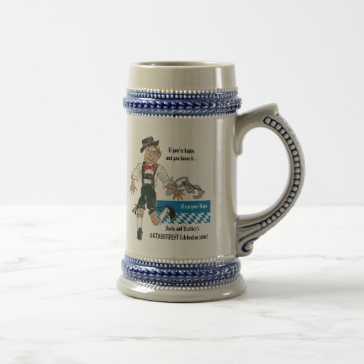 Caneca de cerveja da cerveja de Oktoberfest Bavier