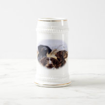 Caneca de cerveja de três cães