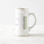 Caneca de cerveja do casamento de Darcy