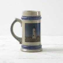 Caneca de cerveja do farol de Stituate