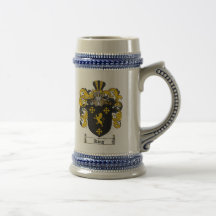 Caneca de cerveja do rei brasão/rei Família Crista