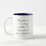 CANECA de Drinkware das citações da mãe de funcion