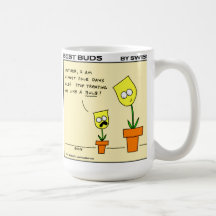 Caneca de jardinagem dos desenhos animados dos mel