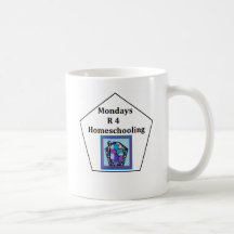 Caneca de segundas-feiras R 4 Homeschooling