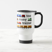 Caneca de viagem demais dos trens