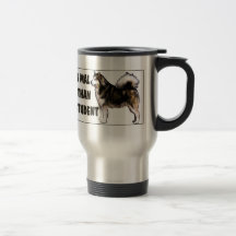 Caneca de viagem do malamute do Alasca