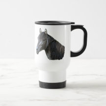 Caneca de viagem espanhola do garanhão do mustang 