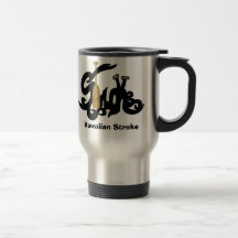 Caneca de viagem havaiana do curso