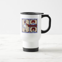 Caneca de viagem Raggedy de Ann
