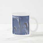 Caneca de vidro dos Cattails - abstrato