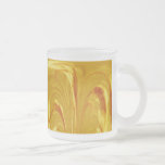 Caneca de vidro dos Cattails - abstrato