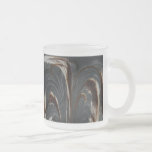 Caneca de vidro dos Cattails - abstrato