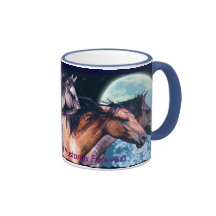 Caneca do bebendo de 3 Cavalo-Amantes espanhóis do