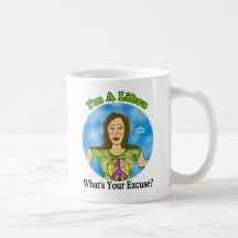 Caneca do Brunette da desculpa do Libra