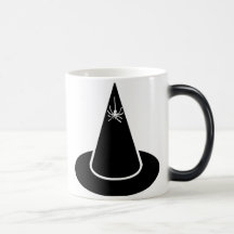 Caneca do chapéu da bruxa da aranha