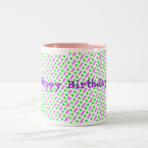 Caneca do feliz aniversario