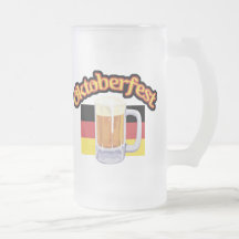 Caneca do vidro de fosco de Oktoberfest 2010