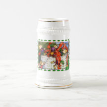 Caneca Elfin do bastão de doces do Natal
