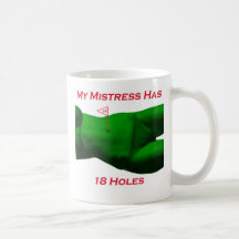 Caneca engraçada do golfe