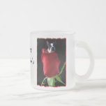 Caneca feliz do fosco de Valentine'sDay Boston Ter