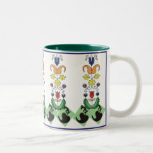 Caneca floral
