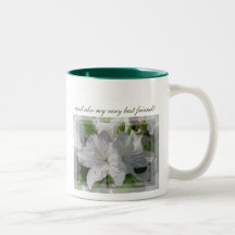 Caneca floral da mãe bonita