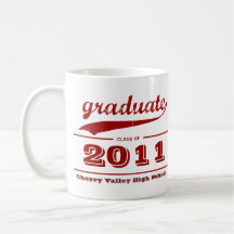 Caneca graduada do Grunge - personalize a classe d