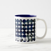 Caneca grande da foto do ponto