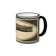 caneca gravada do rifle