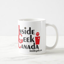 Caneca interna de Canadá do geek