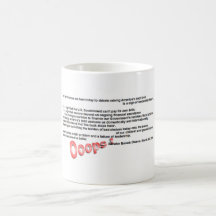 Caneca - Oops Obama #2