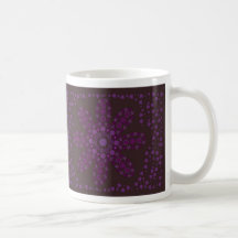 Caneca roxa Funky da flor