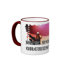 Caneca suja da campainha da beira