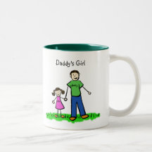 Caneca triguenha da menina do pai (personalize)