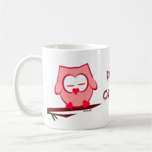Caneca Vovó Coruja - Coruja Rosa