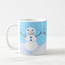 Canecas do feriado do boneco de neve