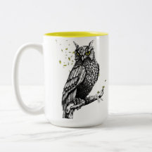 Canela Owl Caneca
