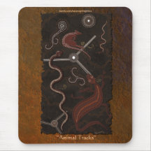 Canguru aborígene australiano do estilo, arte do c mousepad