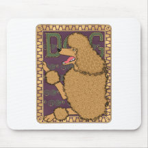 Caniche de Nouveau da arte Mousepad