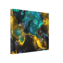 Canvas das nebulosa 4 do Fractal Impressão De Canvas Envolvidas
