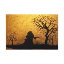 Canvas de solo impressão em canvas