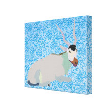 Canvas do azul do Addax Impressão De Canvas Envolvida