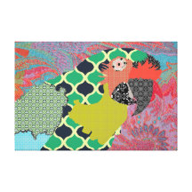 Canvas do Macaw de Molly Impressão De Canvas Envolvida