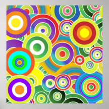 Canvas dos círculos posteres