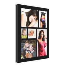 Canvas feitas sob encomenda da colagem da foto, 1, impressão de canvas esticadas