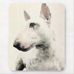 Cão de bull terrier do inglês mousepad