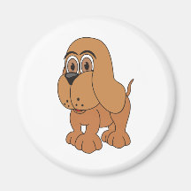 Cão de filhote de cachorro de Brown Imã De Refrigerador