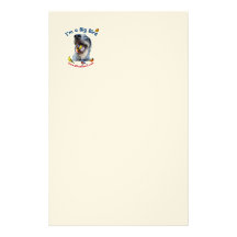 Cão de pássaro grande papelaria